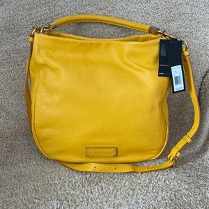 Marc by Marc Jacobs Too Hot Too Handle hobo in Yellow Jacket leather